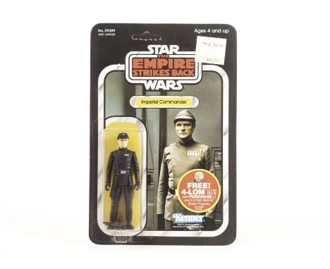 Vintage Kenner Star Wars ESB Imperial Commander 3 3/4” Figure, 47 back punched card (tab in place), contained in protective c
