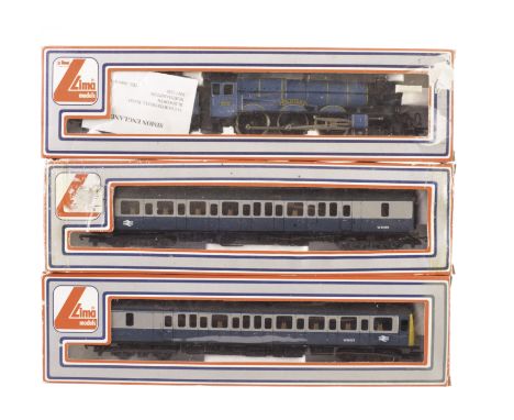 Lima 00 Gauge trains with BR Western Region connotations: including ex-GWR ‘King Charles II’ 6009 in BR light blue, 2-6-2 Tan