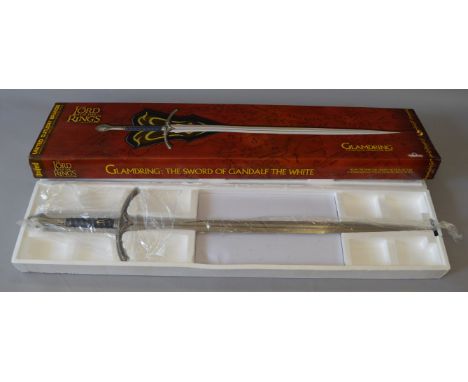 Lord Of The Rings United Cutlery Brands Glamdring: Sword of Gandalf The White UC1265, boxed.