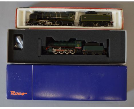 H0 scale Roco & Joueff 2 x locomotive. SNCF pacific & SNCB 0-8-0 tender locomotive. Both appear G boxed.