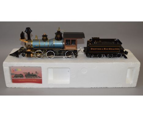 Gauge 1 / G scale. Bachmann Spectrum. 2-6-0 Denver & Rio Grande locomotive. Overall F/G One handrail broken off R/H side (Rep