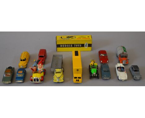 A boxed Budgie Toys 218 Seddon AA Mobile Control Unit 'Jumbo', a later version of this model without roof windows, G in F/G c