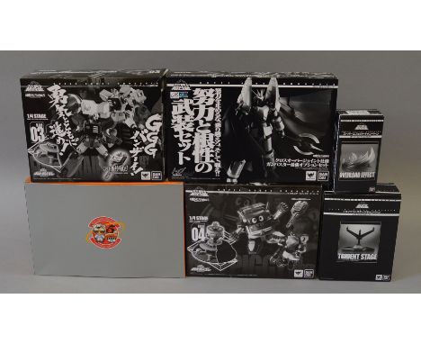 Six Bandai Super Robot Chogokin action figures. All boxed, overall appear E. (6)