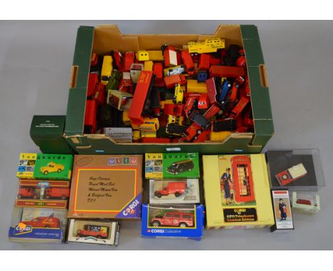 A mixed lot of diecast model Postal and Telecom vehicles in various different scales, some boxed, by Corgi, Lledo and others 