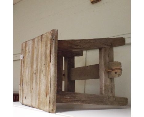 Old rustic stool 