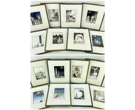 ‡ KAY NIELSEN (1886-1957) set of nineteen (from 25) original colour plates - illustrations from the first published edition (