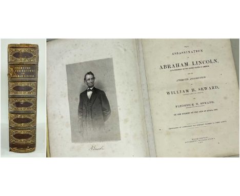 RARE BOOK, THE ASSASSINATION OF ABRAHAM LINCOLN Late President of the United States of America, and the Attempted Assassinati