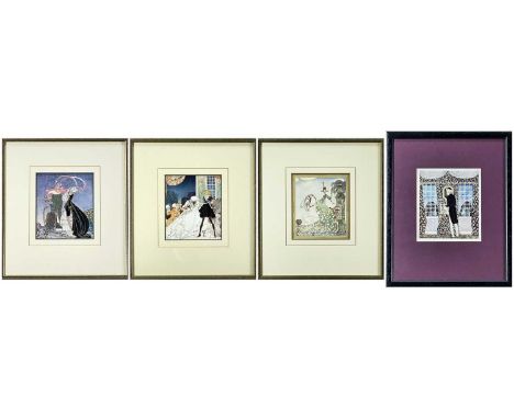 ‡ KAY NIELSEN (1886-1957) set of three original colour plates and one other - illustrations from the 1914 first published edi