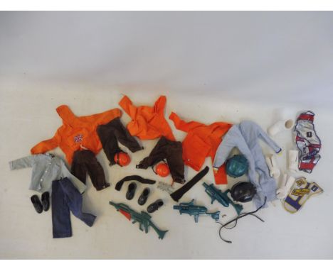 Original Action Man First Series Sailor outfit, incomplete, a quantity of Mountaineer and Space. 