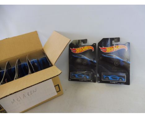 A trade pack complete, in excellent condition - Mattel Hot Wheels, carded all McLaren P1 (10 pieces).