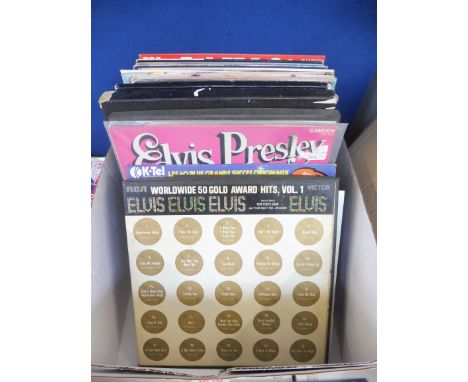 A large quantity of Elvis LPs, RCA and other eras. 