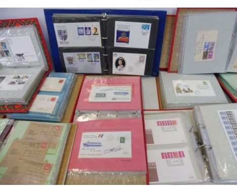 Two boxes of first day covers, varying ages. ** Catalogue notice - the images that were shown previously were a combination o