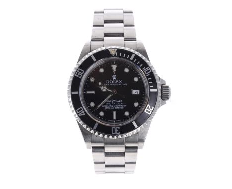 Rolex Oyster Perpetual Sea-Dweller stainless steel gentleman's wristwatch, reference no. 16600, serial no. M156335, circa 200