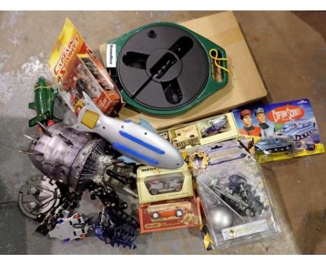 Quantity of toys including Robot Wars, Corgi and Captain Scarlet. Not available for in-house P&amp;P 