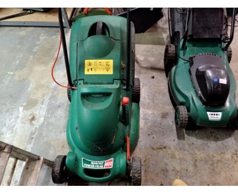 Qualcast Power-track lawnmower. All electrical items in this lot have been PAT tested for safety and have passed. This does n