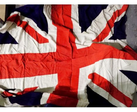 Woven Union flag, 1 x 2 m. UK P&amp;P Group 1 (£16+VAT for the first lot and £2+VAT for subsequent lots) 