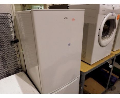 Logik fridge freezer, H: 165cm. All electrical items in this lot have been PAT tested for safety and have passed. This does n