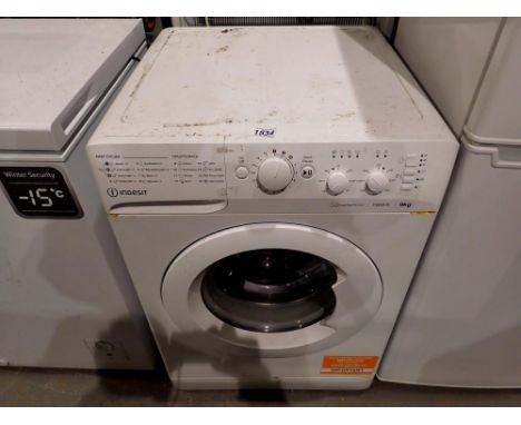 Indesit 1400 9kg washing machine. All electrical items in this lot have been PAT tested for safety and have passed. This does
