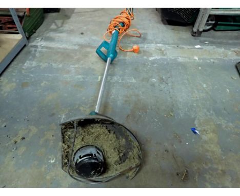 Black and Decker corded strimmer. All electrical items in this lot have been PAT tested for safety and have passed. This does