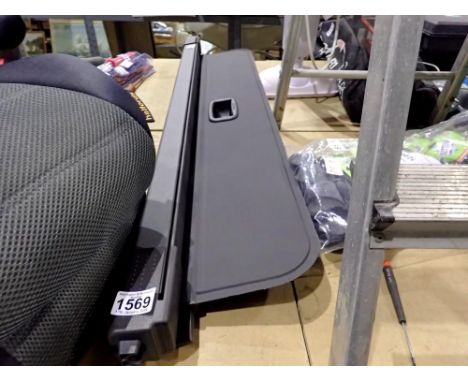 Retractable parcel shelf for a Ford Kuga, (65 plate). Not available for in-house P&amp;P 