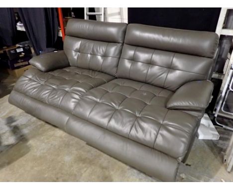 Lazyboy Leather electric reclining sofa with inbuilt USB charger. Not available for in-house P&amp;P 