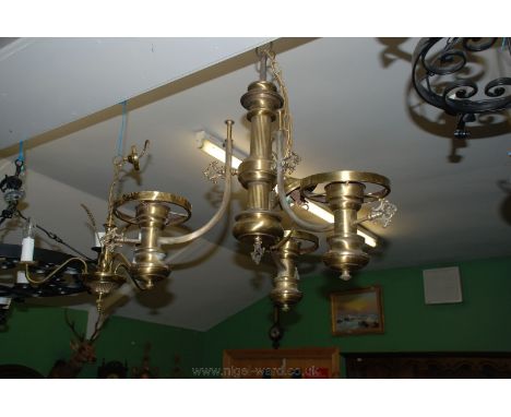 A three branch vintage Ceiling Light