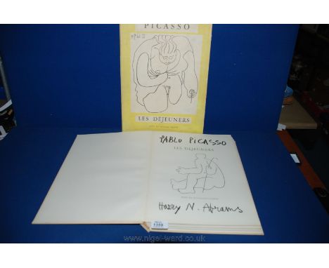 **A Picasso Book, published in 1963 by arrangement with Editions Cercle d'Art, Paris Picasso ''Les Dejeuners''. with reproduc