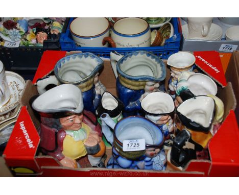 A quantity of Toby Jugs including Carltonware, Avonware, etc.