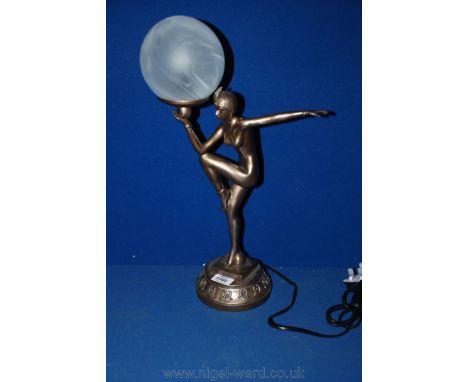 A Deco style lady Lamp