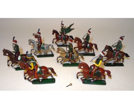 CBG Mignot Napoleonic First Empire Mamelukes of the Imperial Guard period Gerbeau matt green bases, small horses, including t