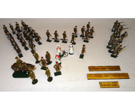 First World War Staff, Nurses and Rifle Brigade Tradition British Infantry 1914 and Premier set 41033 Doctor and Nurses in or