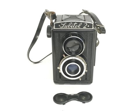A vintage Lubitel 2 box camera, postage category C