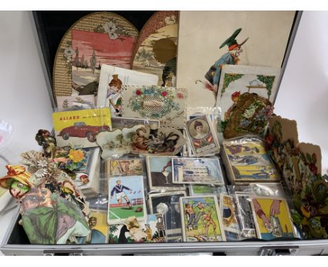 A case of vintage French chocolate cards. (C)
