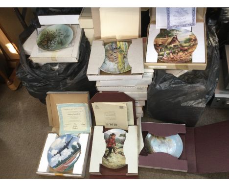 A collection of approx 78 series plates, various makes including Royal Doulton, Wedgwood etc. Shipping category D.
