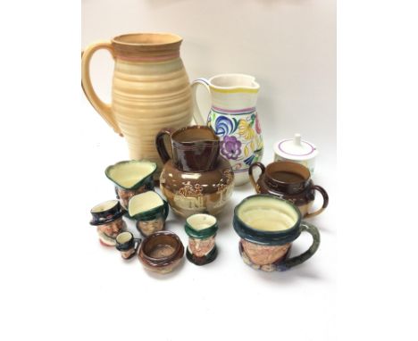 A Collection Of Ceramics Including Carlton Ware, Poole Potter, Doulton. CAT D