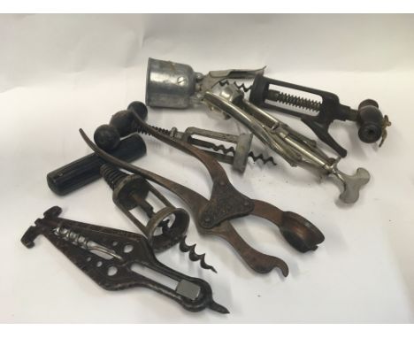 A bag of vintage corkscrews.