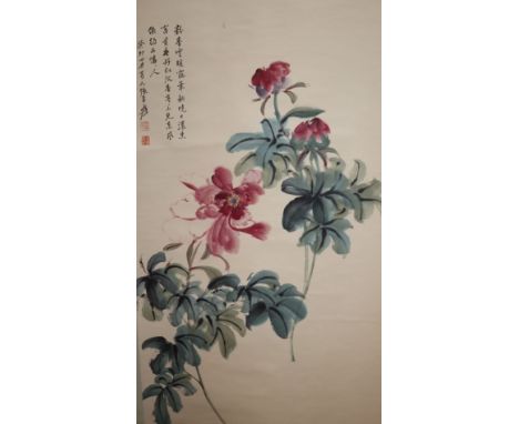 Two Chinese scroll paintings