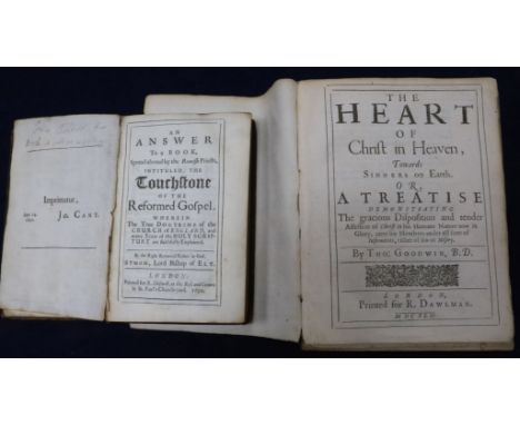 Goodwin, Thomas - The Heart of Christ in Heaven, London 1642, bound with - The Tryall of a Christians Growth … The Vanity of 