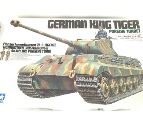 A Boxed Tamika German King Tiger Tank. 1:16 Scale.