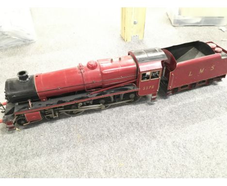 A 3.5 inch Scale Steam Locomotive With Tender.(2).