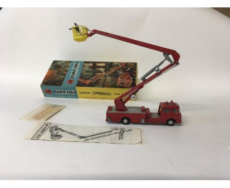 A Corgi Simon Snorkel Fire Engine. 1127. In original box and leaflet. Working lift and outriggers.
