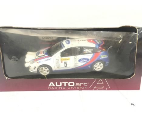 A Boxed Auto Art Focus WRC 1:18 Scale.