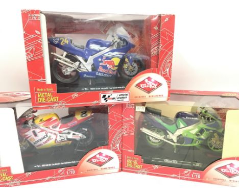 3 X Boxed Guitoy Motorcycles 1:18 Scale.(3).