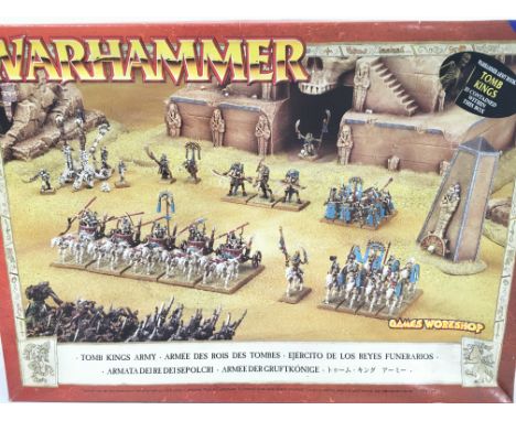 A Boxed War Hammer Tomb Kings Army Set.