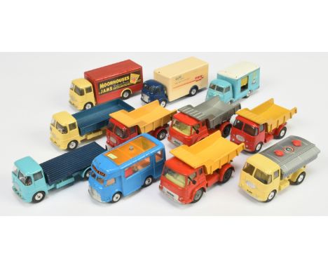Corgi Toys unboxed group of 11 to include - ERF Dropside Lorry, Karrier "Joe's Diner", Commer "Wall's Ice Cream"&nbsp; plus o