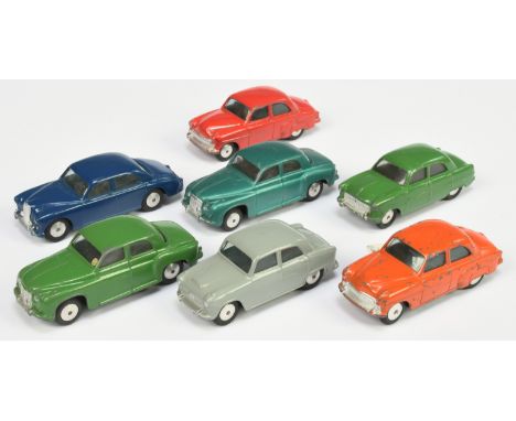 Corgi Toys unboxed group of Mechanical Motor Issues to include - Vauxhall Velox - Orange, Riley Pathfinder - Blue, Ford Consu