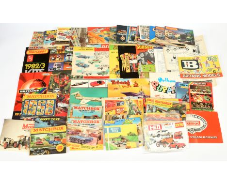 A Large Group Of Catalogues and Related Ephemera To Include - Mamod Steam Models, Britains 1965, Airfix Fourth edition, Subbu