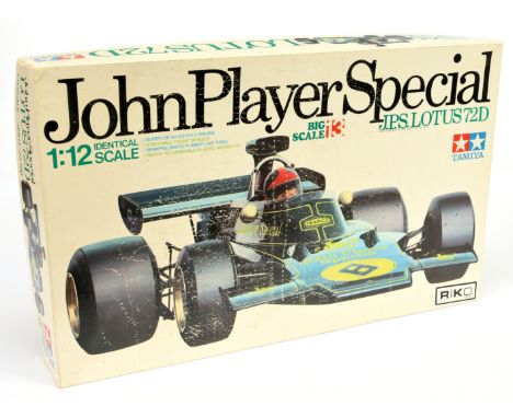 Tamiya (1/12th) Scale BS1213 Lotus 72D "John Player Special" Formula 1 Racing Car Plastic Kit - overall condition is Near Min
