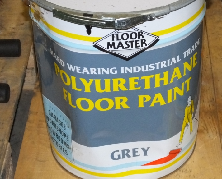 4x 25LTR Floor Master Polyurethane Floor Paint Grey