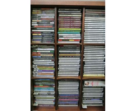 Approximately 180 CDs virtually all jazz related including Oscar Peterson, Miles Davis, Zoot Sims, Bill Evans, Ruby Braff, Du